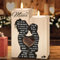 Muttertagsgeschenke für Mama - Kerzenständer Holz, Personalisierte Geschenke Mama Muttertagsgeschenk Kerze, Beste Mama Geschenk für Mutter zum Muttertag Geburtstag