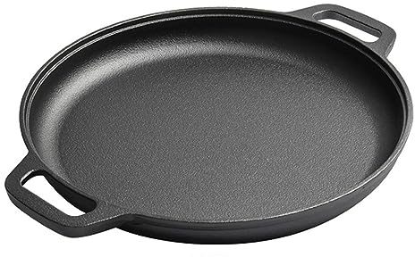 YOPOTIKA Pre-Seasoned Cast Iron Skillet Frying Pan 28cm (11 Inch), Oven Safe Cookware with Dual Handles, Use for Grill, Stovetop, Induction, Oven Safe Cookware