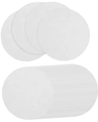 Dickly Papeles para Horno de microondas, joyería de Vidrio de fusión Artesanal, Papel de Horno de fusión en Caliente para fabricación de Joyas, cerámica, 50x Redondo 7cm