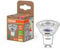 OSRAM Energy Class LED-Reflektor-Lampe PAR16 mit 2.5 W, 450 lm, warmweiß (2700 K) aus klarem bleifreiem Glas mit GU10 Sockel in der Energieeffizienzklasse A, 50 mm Durchmesser, IP20.