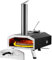 VEVOR Dual Fuel Pizza Oven for Outdoor Use, 12 Portable Pizza Oven, Pellet & Gas Powered Outdoor Pizza Oven with Thickened Cordierite Pizza Stone, Foldable Leg for Camping & Backyard