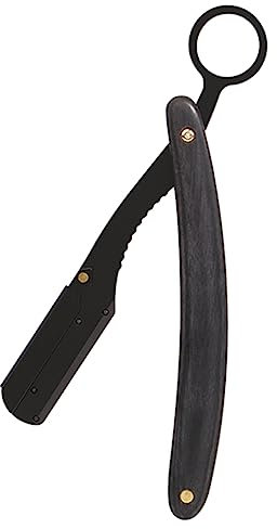 MUSISALY Porte- pour la coiffure et le rasage rasoir à sourcils rasoir droit de coiffeur haircut rasoir coupe choux range couteaux coupe-sourcils rasoir à barbe vintage Bois