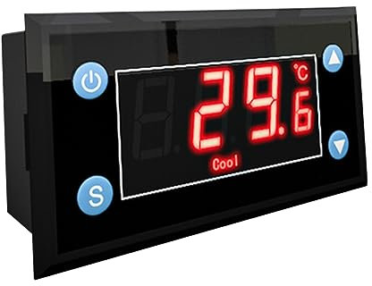 POPETPOP Flammhemmender Temperaturregler Für Gewächshaus Und Aquarium Thermostat Für Präzise Temperaturkontrolle Hochwertiger Temperatursensor Für Bedingungen