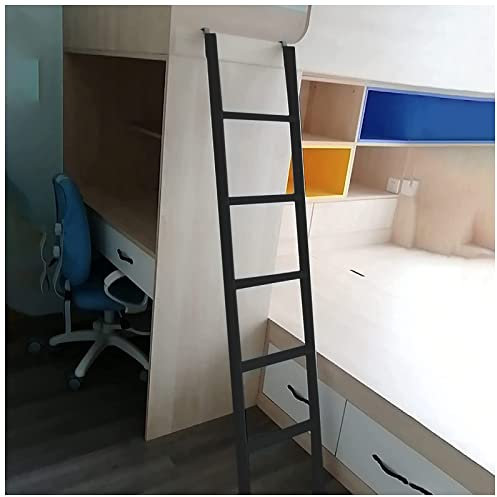 LJGYYDS Camper RV Bunkhouse Leiter mit Haken, Kinder Erwachsene Boden-Stil Hochbett Leiter, Eisen Kriechboden Leitern für Enkelkinder, Gäste