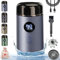 Neuester tragbarer elektrischer Mini-Rasierer, Kapsel Rasierer, Capsule Razor, Tragbarer Elektrischer Mini Rasierer, Washable Cordless USB Travel Wet Dry Shaver for Men Women (Blau)