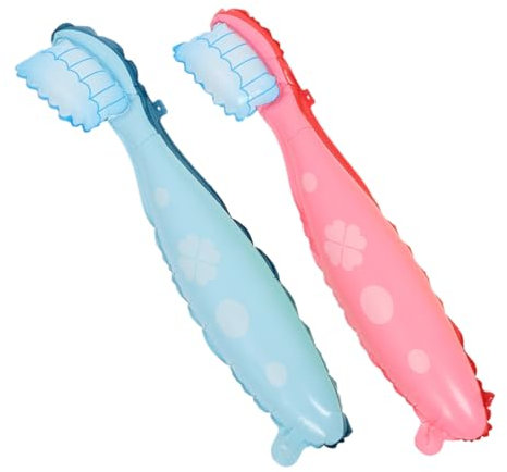 SHOWERORO Ballon-zahnbürstenset 2-teiliger Großer Kinderzahnbürstenballon Für Geburtstagsfeiern Kliniken