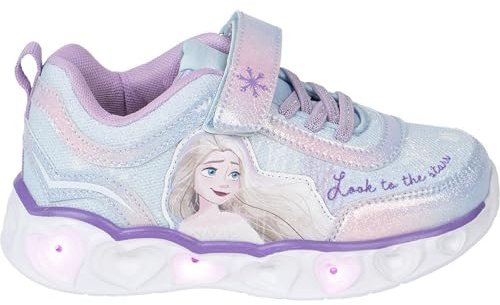 CERDÁ LIFE'S LITTLE MOMENTS Unisex Kinder Disney Frozen Mädchen Sportschuhe – Bequeme Turnschuhe mit ELSA & Anna Motiv, rutschfeste Sohle, Leicht & Atmungsaktiv Sneaker
