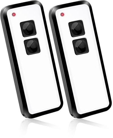 2 Stück für 433,92Mhz Novotron 522: Garagentor-Handsender-Ersatz | kompatibel Novoferm 502 512 MHS43-2; 2-Tasten Rolling-Code, 64Bit