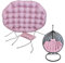 Nana Shop Grand Coussin de Jardin, Coussin Fauteuil Cocon, Coussin Fauteuil Suspendu, Coussin balancelle, Coussin de Jardin Rose Poudré
