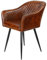 Casa Moro Sessel Wohnzimmer Relax Ledersessel Braun Vintage Chefsessel Echtleder Lesesessel Modern