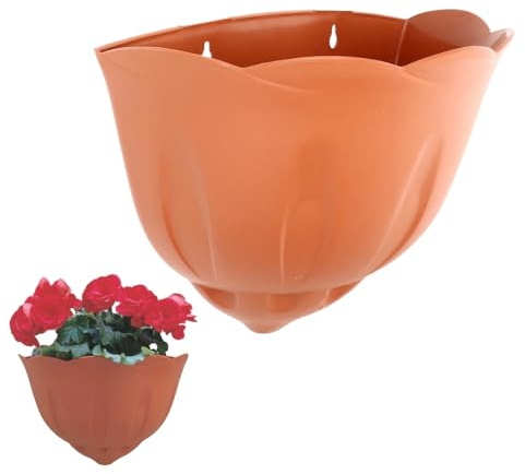 GarPet Blumentopf Wand Wandvase Wandblumentopf Blumentopf Wandmontage Pflanzen Wandhalterung Wandtopf für Draußen Blumentöpfe zum Aufhängen Wand Deko Wandvasen Wandgefäß