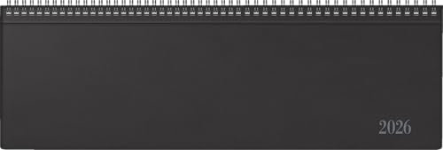 rido/idé Querterminbuch Mod. futura 5 2026 | 420×137 mm, Kunststoff, schwarz