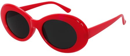 Fumwase Sonnenbrille oval rund dick Retro Vintage Damen Herren