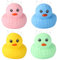 Lyreh 4pcs Canard Pressez Les Boule Eau, Multicolores Caoutchouc Jouet de Piscine Canard Doux Jouet de Bain Flottant pour Les Enfants Piscine Plage d'Été Remplissage Sacs Cadeaux