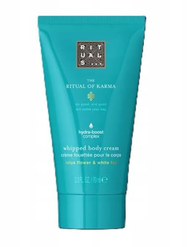 Rituals of Karma Whipped Body Cream with Lotus Flower and White Tea, Hydra Boost Formula, 70ml