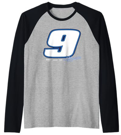 Hendrick Motorsports Chase Elliott Number 9 Racing Raglan