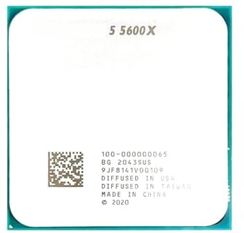 R5 5600X 3,7 GHz 6 cœurs 12 Fils CPU 65 W L3 = 32 M Socket AM4 processeur sans Ventilateur