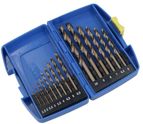Juego de brocas de metal de cobalto Brocas Cobalto Profesional 5% TE187
