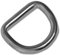 HEAVYTOOL D-Ringe 50mm x 8mm geschweißt Edelstahl AISI 316 (V4A) (5 Stück) D-Ring Halbring D Ring