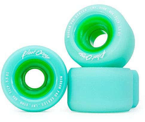 Blood Orange Morgan Pro 65mm Longboard Rollen (Seafoam - 80A)