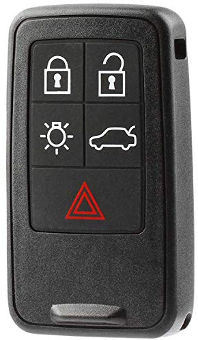 Automobile Locksmith 5 Button Key Shell Case Cover for VOLVO XC70 V40 V70 XC60 smart keyless entry remote key fob