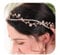 Fxmimior Bridal Rose Gold Headpiece Rhinestone Hair Vine Pink Crystal Headband Flower Hair Accessories Hair Jewelry for Women And Girls Rose Gold Tiara And Crowns, 1 Count (Pack of 1), Crystal