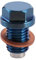 Magnetische Ölwannenmutter, Ölstopfenmutter, Aluminium M12x1,5 Magnetische Ölablassschraube aus eloxiertem