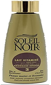 Soleil Noir Vitaminierte Milch, 2 intensive Bräunung, 150 ml