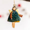 Flybloom Weihnachtsengel Ornamente Zinn Weihnachtsmann Engel Ornamente Christbaumschmuck (Stil 2)