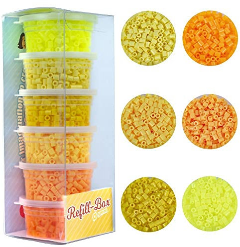 La Manuli UIB.07 Perlen, Orange, 3000 Sztuk