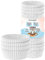 FattyBee Pets Disposable Feeding Bowls Liner, Disposable Pet Bowls, Small Paper Bowls/Liners, Paper Liner for Small Cat Bowl and Small Dog pet Bowl, Cat Dishes for Wet Food, Feral Cat Feeding Station