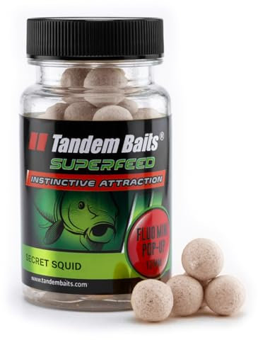 Tandem Baits Karpfen Futter Angelfutter Pop Ups SuperFeed Fluo Mini Pop-Up 12 m 30 g Geheime Tintenfisch
