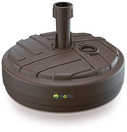 Schirmständer Schirmhalter Sonnenschirmständer Umbra Ständer aus Kunststoff Rund Form zu Garten Terrasse Strand Sonnenschirmfuß befüllbar mit Sand Wasser oder Kies Sonnenschirm Flagge Mast ständer