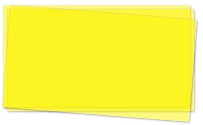 NEU Transparentpapier Extrastark 115g/qm, 50 x 61 cm, 10 Bogen, Sonnengelb