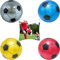 1x Random Inflatable PVC Soccer Ball, 23cm Kids Inflatable Blow Up Toy, Summer Play Lawn Activities for Kids Toddlers 3+ Years