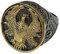Costumeteers Dune Ring Duke Leto Atreides Siegelrequisite Replik Ducal Edelstahl, US Sz 12, Metall