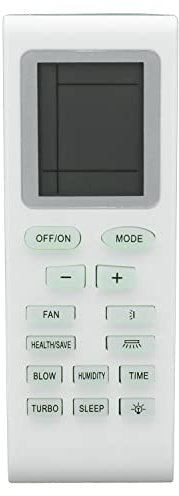 YBOF2 Télécommande de rechange pour climatiseur Gree également compatible avec YB1FA YB1F2 YB1F YB1FAF YB1F2F YBOF YB1A21 YB0F YCEC12 YCDC12 YCEC YCDC12 KTGL001