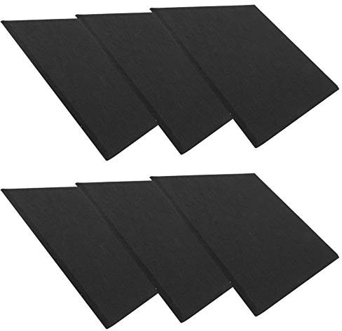 Absorption acoustique, panneau absorbant acoustique stable ignifuge, cinéma maison, salle de karaoké pour salle de piano, jardin d'enfants KTV, bureau et studio d'enregistrement à domicile(Le noir)