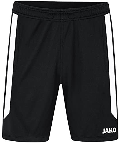 JAKO Kinder Shorts Power, Schwarz/Weiß, 140