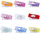 Stoffklammern in 9 Farben, 50 Pack, Alternative zu Stecknadeln, halten Stofflagen fest zusammen, Stoff Clips, Nähen Clips,Klammer Nähen,Stoffklammern Nähen für Nähen, Quilting Clips, Häkeln.