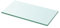 Kavolet 30x12 cm Glasboden Glasscheibe Glasplatte Glasregal Transparent Regalboden Glas Einlegeboden Glasablage für Badezimmer Wandregal Badablage 8 mm stärke