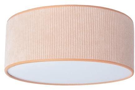 Baby's Only - Deckenleuchte Sense - Deckenlampe - Kinderzimmer deko - Angenehmes Licht - Geripptem Cordsamt - Peach - Ø35 cm