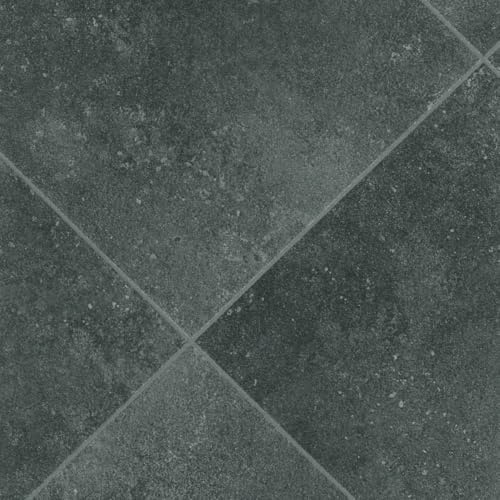 VINYL FLOORING UK Black Modern Stone Effect Anti-Slip Vinyl Flooring for Kitchen, Bathroom, & Living Room, 2.0mm Thick Cushion Backed Vinyl Sheet, 5 Years Warranty 1 X 2 mt