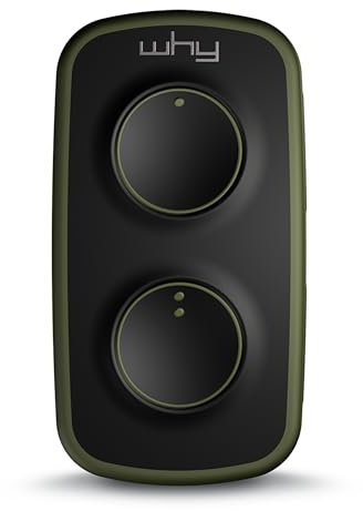 Télécommande universelle WHY EVO NOA MINI à 4 boutons - Programmable code fixe ou code tournant - Fréquences 433 ou 868 mhz - Pour portails et porte de garage (Vert Profond)