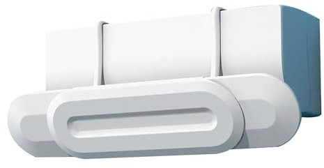 ZPRYZHD Adjustable Air Conditioner Deflector, Retractable Vent Cover, Vent Deflector, 180° Rotation, for Home, Office