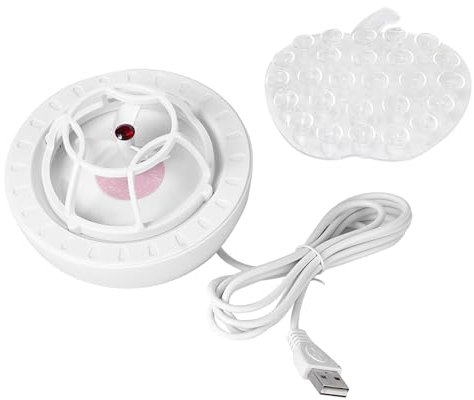 Grcfumo USB mini lave-vaisselle ultrasonique, machine à laver portable, nettoyeur multifonctionnel de machine à laver domestique pour usage domestique (Rouge)