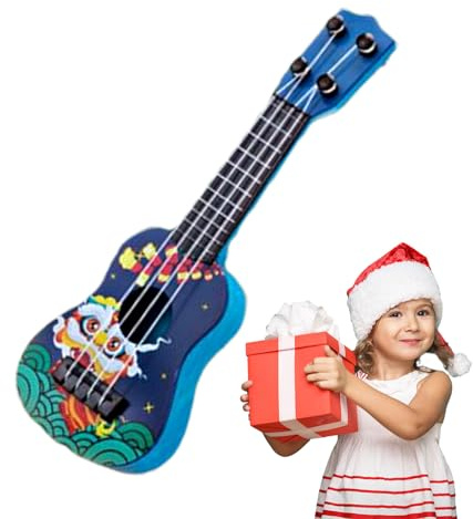 Children's Ukulele - 4 String Wooden Music Toy, Lightweight Play Guitar | Early Learning Instrument for, Beginner Music Gift for Kids, Boys, Girls, Preschool Rhythm Practice and Fun