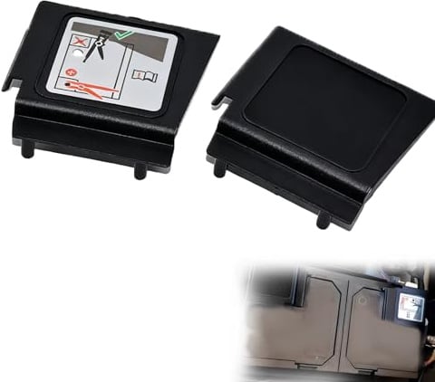 2pc Schutzkappe Batteriepolabdeckung Pluspol Abdeckung,OE Number 5Q0971813A | Batteriepolabdeckungen schützen den Pluspol der Autobatterie vor Staub,Schmutz und Kurzschluss,für viele Fahrzeugmodelle