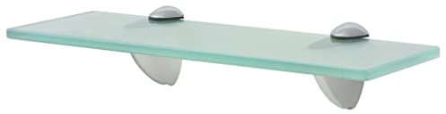vidaXL Étagère Murale pour Salon Chambre Salle de Bain Verre 30 x 20 cm 8 mm