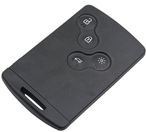Autoschlüssel Ersatz Fernbedienung Schlüssel Für Autokarte Cle Renault Captur Clio Koleos Laguno Megane Scenic Schlüsselanhänger Flip mit 4 Tasten Klinge Phonillico®